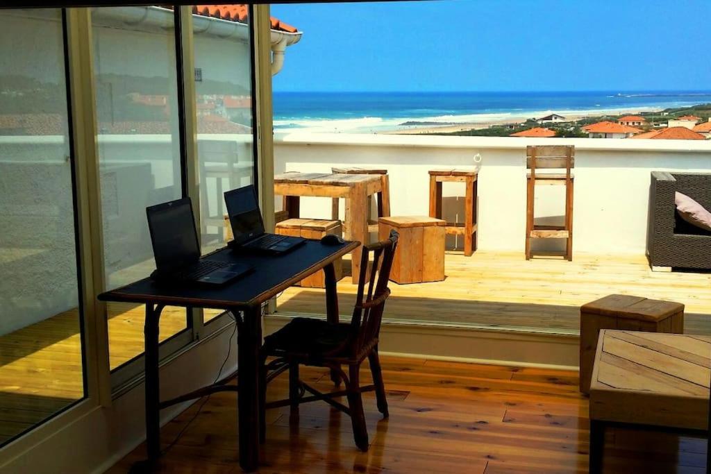 T2 A Anglet Grande Terrasse Vue Mer, Plage A Pied. Zewnętrze zdjęcie
